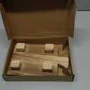 Wood Soap Stand, Kitchen SoapTray Plant Holder Wooden Soap Holder for Bottles Wood Riser Pedestal Stand Wood Tray for Kitchen Bathroom Sink Decorative (Wood Color)