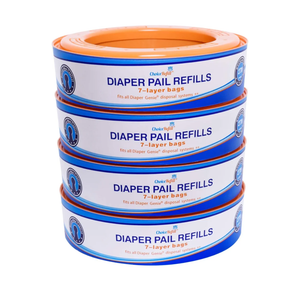 ChoiceRefill Compatible with Diaper Genie Pails, 4-Pack, 1080 Count