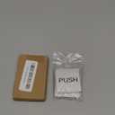 PATIKIL Push Pull Door Sign, 4 Pack Self-Adhesive Square Acrylic Gate Sticker Wall Marker for Office Store Shop, Silver