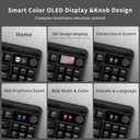 OHY XVX Wired 75% Retro Gaming Keyboard with 2 HUB Ports, M87 Pro Mechanical Keyboard with Customizable Switches, Compact Gamer RGB- Classic Black