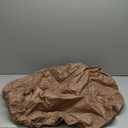 Smiry Round Picnic Tablecloth, Waterproof Elastic Fitted Table Covers for 36" - 44" Tables, Wipeable Flannel Backed Vinyl Tablecloths for Camping, Indoor, Outdoor, Brown