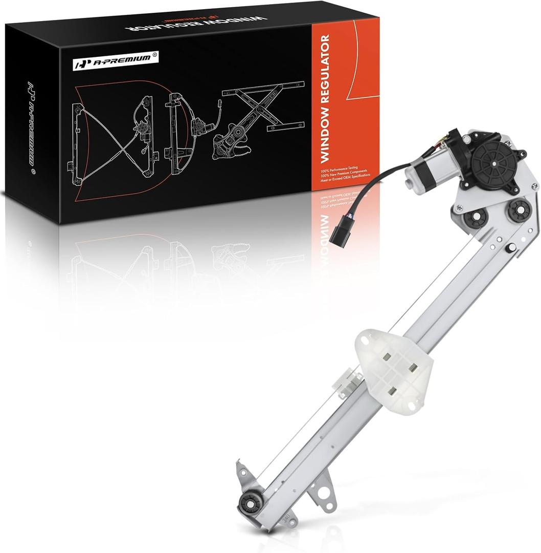 A-Premium Power Window Regulator with Motor Front Passenger Side Compatible with Honda Accord 2008 2009 2010 2011 2012, Sedan 4-Door, Front Right Passenger Side