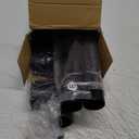 Whitmor Adjustable Rolling Clothes Organizer Chrome Garment Rack, Black and Silver