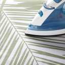 Ironing Board Cover and Pad, 15x54 Inches, Standard Size, Heavy Duty, White Palm Print Design