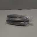 Nappa Leather Gray Steering Wheel Cover, Advanced Microfiber Leather Non-Slip Breathable Fabric, Warm in Winter and Cool in Summer, Universal 15 inch