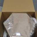 16 Pcs Hexagon Cork Board for Walls with 50 Wooden Push Pins 6.7 x 5.9 in Felt DIY Tiles Notice with Nano Tape Hanging Bulletin Board for Home Photo Office Memo Note (Green)