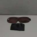 Nidra Contoured Sleep Mask for Side Sleepers  Zero Pressure Fit, Light Blocking Eye Shade for Sleeping & Travel  Brown, Standard Size