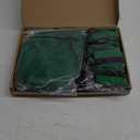 Janinka Halloween Witch Costume Set for Woman, Wig, Witch Hat, Socks (Green)