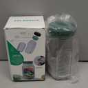 Saladkind Salad Pod Salad Jar with Side Opening Leakproof Salad Container Reusable Meal Prep Jar for Layered Salads Fruit Parfait for Work Gym Travel (Green)