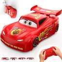 JOI MEW Wall Climbing RC Car Toy with Expression Stickers, 360 Rotating Remote Control Stunt Car, Rechargeable Toy Car for Kids Boys Girls Ages 3-12 Indoor Gift