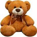 13'' Soft Teddy Bear Stuffed Animals, Teddy Bear Plush Toy Birthday Gifts for Kids Girlfriends (Light Brown)