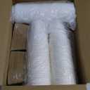 Ginkgo 100 Pack 8 oz Thickened Paper Coffee Cups with White Lids and Sleeves, Disposable To Go Coffee Cups for Espresso Coffee, Hot Chocolate and Cocoa