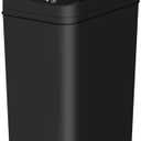 jinligogo Bathroom Small Trash Can with Lid, 2.6 Gallon Touchless Automatic Garbage Can Slim Waterproof Motion Sensor Smart Trash Bin for Bedroom, Office, Living Room-Black