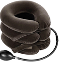 Cervical Neck Traction Device for Instant Neck Pain Relief - Inflatable & Adjustable Neck Stretcher Neck Support Brace, Neck Traction Pillow for Home Use Neck Decompression (Classic Gray)