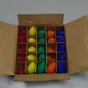LED Christmas Replacement Bulbs 25 Pack C7, for Outdoor and Indoor, Dimmable, E12 Candelabra Base, Multi Colored Light