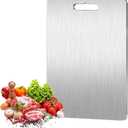 Titanium Cutting Board for Kitchen,Cutting Board Double Sided Food Grade for Meat Fruit & Vegetable (7.8 * 11.4IN)