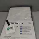 100% Blackout Shield Linen Blackout Curtains for Bedroom 96 Inches Long, Back Tab/Rod Pocket Living Room Drapes, Thermal Insulated Blackout Curtains 2 Panels Set, 50" W x 96" L, Beige