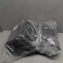 ISWEES Car Bed SUV Air Mattress, Car Air Mattress with Electric Pump, 2 Inflatable Pillows and 2 Footrests for Back Seat, Side Seat,Trunk Sleeping, Thickened Camping Bed - Black