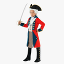Morph - Revolutionary War Costume Kids - Colonial Costume Boys - British Red Coat Costume - Napoleon Costume Kids, Size Large