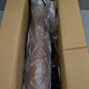 Portable Heater Outdoor Infrared 1500W 8 Heat Levels 8H Timers Carbon Fiber Tube Tip-Over&Overheat Protection IP45 Waterproof Electric Garden Heater, Deep Brown