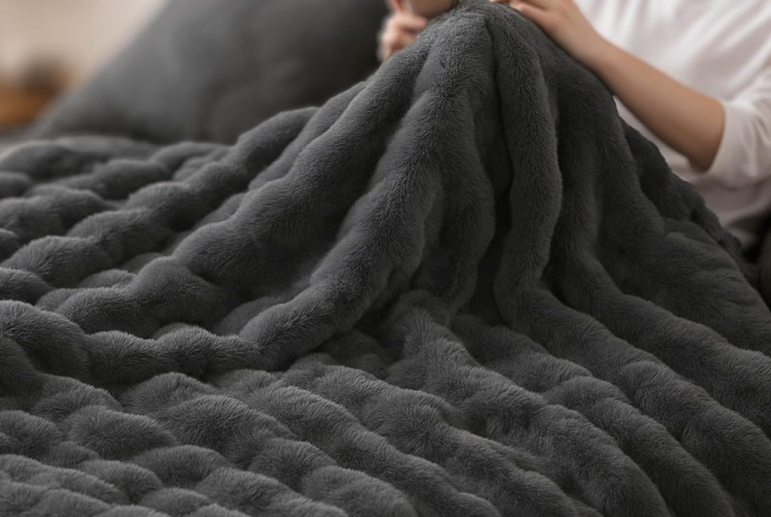 Heated Throw With Digital Controller, 50x60 Gray