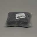 PU Leather Bar Stool Covers Rectangular, 100% Waterproof Stool Covers Rectangle Super Stretch 20% Thicker Leather Saddle Stools Cover Rectangular Counter Bar Stools with Elastic Band (2 PCS, Black)