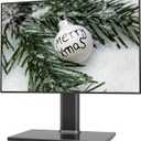Universal TV Stand/Base Table Top TV Stand with Wall Mount for Most 27 30 32 39 40 42 43 49 50 55 60 Inch LCD LED Plasma Flat Screen TVs, Vesa Mount Holds up to 88 lbs, 9 Level Height Adjustable