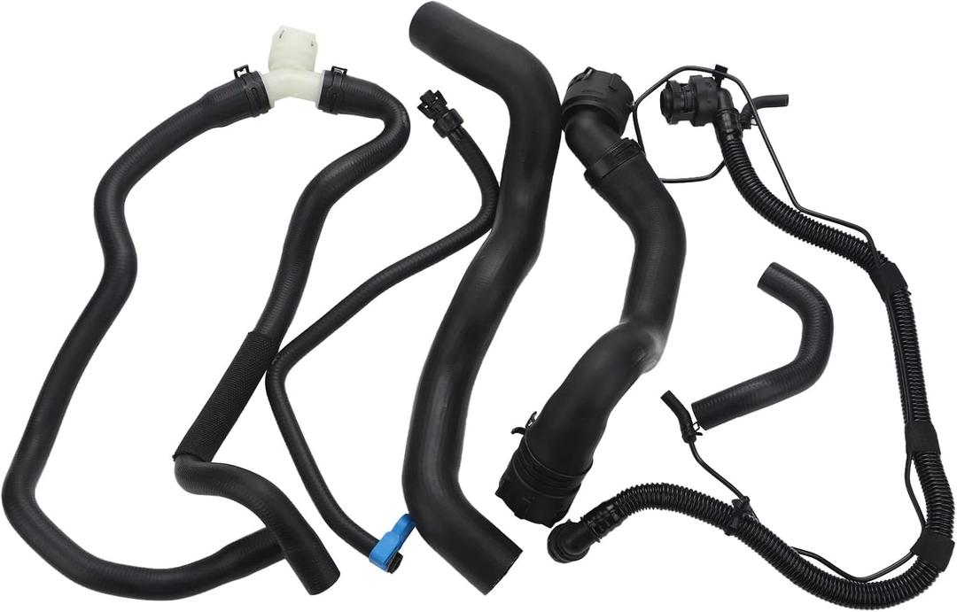 6 Pcs Engine Radiator Coolant & Heater Hose Set With PCV Pipe & Inlet Compatible With Chevy Vehicle 2011-2016 Cruze 1.4L, Replace#13251447 13251435 13291779 94543097 25193343 55596898