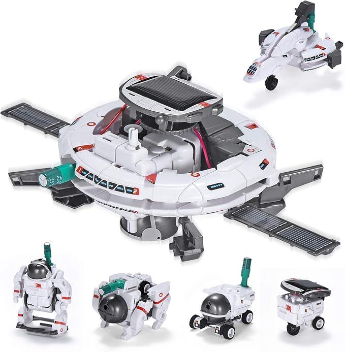AESGOGO STEM Projects for Kids Ages 812, Solar Robot Toys 6in1 Science Kits DIY Educational Building Space Toy, Christmas Birthday Gifts for 7 8 9 10 11 12 13 Year Old Boys Girls Teens.