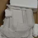 Rectangular Ceramic Serving Platters, Set of 3, Vintage White, 16-inch
