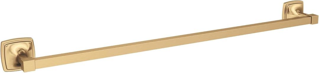Amerock BH36094CZ | Champagne Bronze Towel Bar | 24 in (610 mm) Towel Rack | Stature | Bathroom Towel Holder | Bathroom Hardware | Bath Accessories (24 in. Towel Bar)