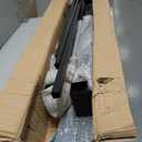 Deck Fence Gate Outdoor, 32''H Gate for 36''H Deck, Black Heavy Duty Steel Anti-Rust Door with Customizable Width (Up to 48"), Metal Gate for Residential, Yard, Patio(No Hinge)