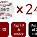 Rawlings | Official League Recreational Use Practice Baseballs | Youth/8U | R8U | Bucket | 24 Count