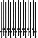 Metal Fence Post 5feet, Heavy Duty Garden Fence Post for Holding Wire Fence, Sign U Post Pack of 15 Sturdy Outdoor No Dig Fence Post for Garden Yard  Black