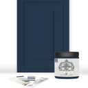 ALL-IN-ONE Paint, Durable cabinet and furniture paint. Built in primer and top coat, no sanding needed. Includes our 30 featured color card - Polo (dark navy), 8oz Sample (8 Fl Oz (Pack of 1))
