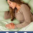 Extra Deep Queen Sheet Set - 6 Piece Breathable and Cooling Sheets - Hotel Luxury Bedding for Women, Men, Kids & Teens - Easy Secure Fit - Soft, Wrinkle Free & Comfy - Extra Deep Pockets - Light Sage