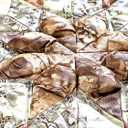 Tache Elegant Floral Patchwork Log Cabin Green Gold Brown Cottage Quilt Sets (Star-Crossed, Twin)