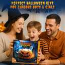 2 x PIBEX Spooky Pumpkin Dig Kit Excavation Science Kit with 14 Hidden Treasures (4 Metal Charms + 10 Creepy Minis) DIY Necklace Craft & Archaeology Adventure Toy for Kids Ages 6+