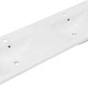 48" Ceramic Vanity Top with Double Basins (Glossy White)