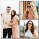 Fit Over Wrap Sunglasses Polarized Lens Wear Over Eyeglasses 100% UV Protection for Men and Women (Brown, M)