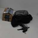 Magnetic Screen Door - Self Sealing, Heavy Duty, Hands Free Mesh Partition Keeps Bugs Out Let Breeze in- Pet and Kid Friendly - Keep Open Feature (Black, Fit Door Size 38 x 82 Inch)