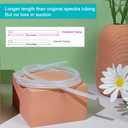 PumpMom-us Backflow Protector and Tubing for Spectra, Replacement Breast Pump Parts for Spectra S1 Spectra S2 Spectra 9 Plus (Not Original Spectra S2 Accessories)