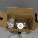 Kenond 50 oz Rabbit Water Dispenser,Gravity Dog Water Bowl Dispenser for Cage,Auto Water Bottle for Ferret,Cat,Dog and Other Animals, Compatible with Widemouth Cages, Wire Cages and Crates(Gary) (Gray)