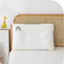 Toddler Pillow for 2,3,4,5 Years Old-11x 17-Machine Washable Soft Hypoallergenic Cotton Kids Pillows,Small Toddler Pillow for Sleeping,Travel,Crib Bed,Nap,Daycare (Rainbow)