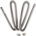 Diesel Heater Exhaust Pipe Flexible Exhaust Tubing Generator Flex Extension Pipe Stainless Steel 1"/2.5cm Inner Diameter (78INCH 200CM)