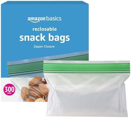 Amazon Basics Snack Storage Bags, 300 Count