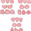 24pcs Cartoon Fruit Vegetable Biscuit Molds Cookie Press Molds Kitchen Accessories Cookie Set Cookie