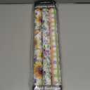 LeZakaa Gold Wedding Wrapping Paper Roll, Gold Flower, Love Heart, Ring & Forever and Ever Lettering Design for Wedding, Engagement, Bridal Shower, Anniversary, Mini Roll, 17 x 120 inches, 3 Rolls