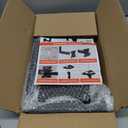 Starlink Mount, Adjustable Starlink Wall Mount Gen 3 with Telescoping Support Arm, Rustproof, Weatherproof for Concrete Walls and Wood Walls, Easy Installation Black (9.4-14.5 Inches Starlink Mount)