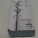 Zenna Home Tension Pole Shower Caddy Corner Organizer, Adjustable Standing Shower Caddy with 4 Baskets, Rust Resistant Bathroom Tension Rod Organizer, 60 to 97 Inch, Matte Black